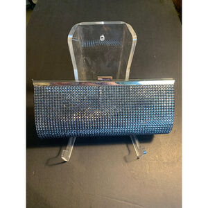 Women's Unbranded grey Silver Rhinestone Clutch One Size